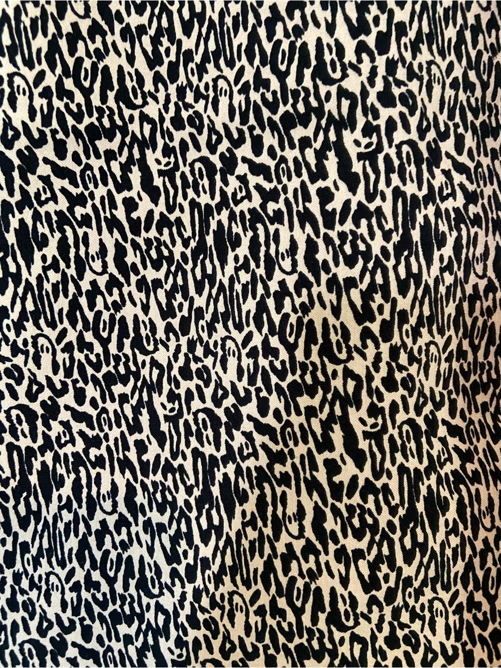 Women's Beige and Black Leopard Print Skorts - Picture 2 of 6